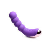 50X Silicone Beaded Vibrator - Purple